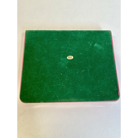 Vtg MCM Push Button Phone Index Pink Plastic Case.Only 1 page.‎ Cute Desk Decor - Picture 4 of 6